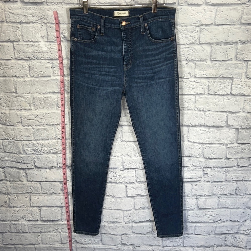 Madewell 10" High-Rise Skinny Jeans in Hayes Wash size 30